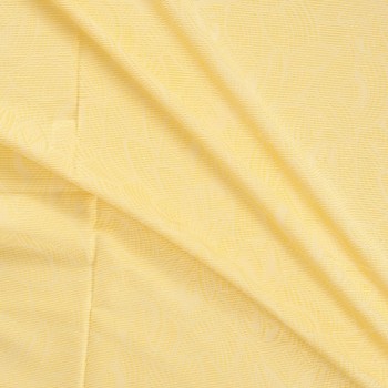 Jacquard vegetal amarillo